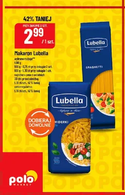 Makaron Widerki Lubella promocja w POLOmarket