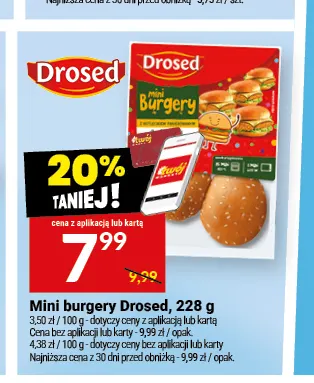 Mini burgery Drosed promocja w Twój Market