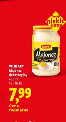 Majonez dekoracyjny Winiary promocja w Lidl