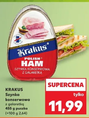 Szynka konserwowa z galaretką promocja w Kaufland