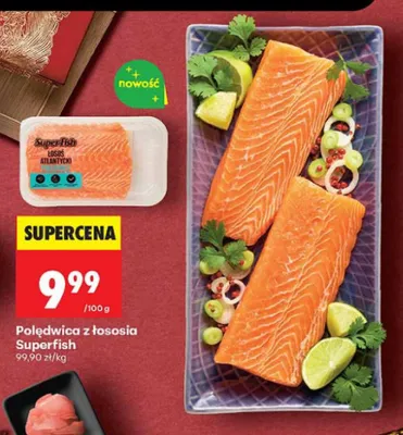 Polędwica z łososia SuperFish promocja w Biedronka