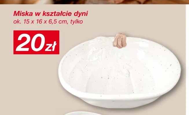 Miska w kształcie dyni promocja w KiK