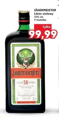 Likier ziołowy Jägermeister promocja w Kaufland