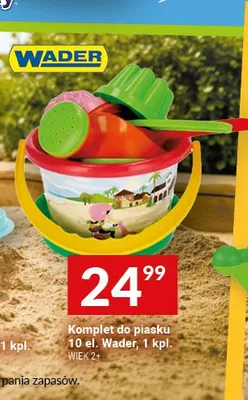 Komplet do piasku Wader promocja w Twój Market