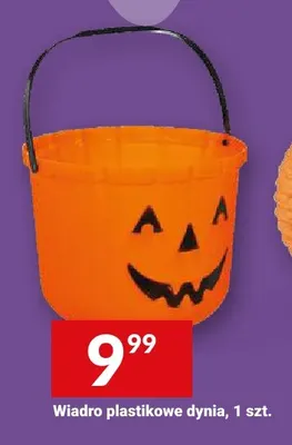 Wiadro plastikowe dynia promocja w Twój Market