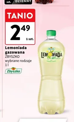 Lemoniada gazowana Zbyszko promocja w Intermarche