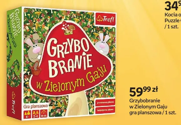 Gra planszowa Grzybobranie w Zielonym Gaju Trefl promocja w Empik
