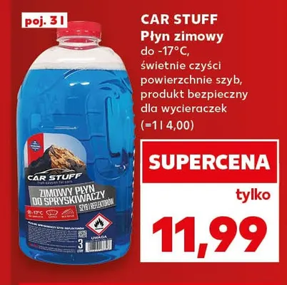 Płyn zimowy do spryskiwaczy Car Stuff promocja w Kaufland