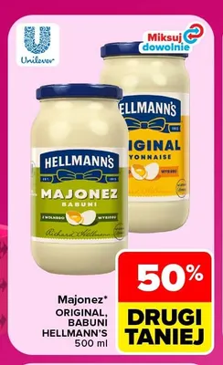 Majonez Babuni Hellmann's promocja w Carrefour