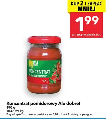 Koncentrat pomidorowy promocja w LEWIATAN