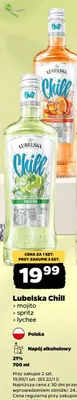 Napój alkoholowy lubelska chill lychee promocja w Netto