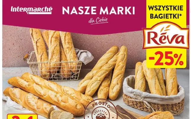 Bagietki Réva promocja w Intermarche