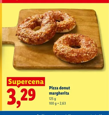 Pizza donut margherita promocja w Lidl