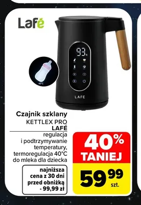 Czajnik szklany Kettlex Pro Lafé promocja w Carrefour