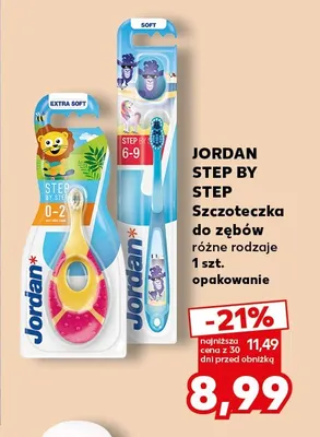 Szczoteczka do zębów Jordan Step by promocja w Kaufland