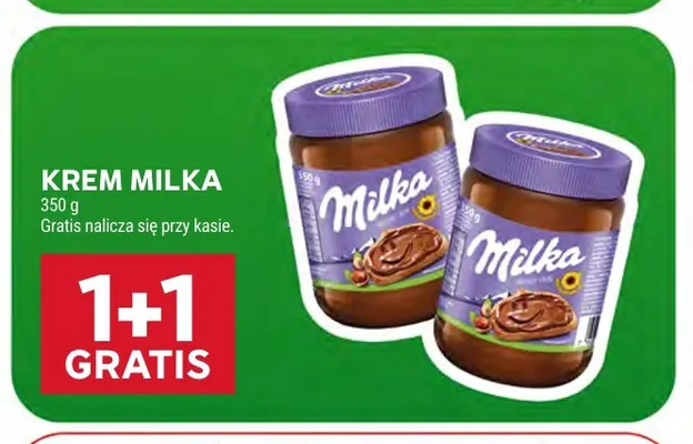 Krem Milka promocja w Stokrotka