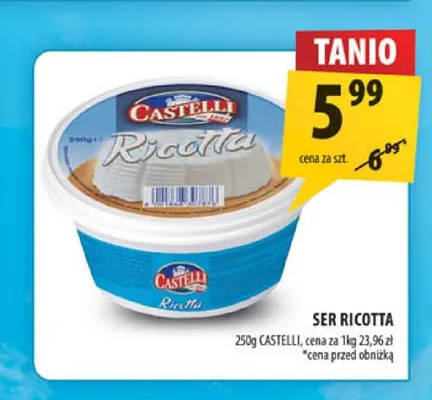 Ser Ricotta promocja w Arhelan