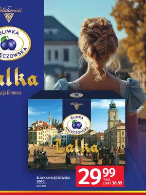 Śliwka Nałęczowska Lalka Solidarność promocja w Selgros