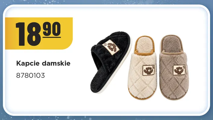 Kapcie damskie 8780103 promocja w MR. DIY