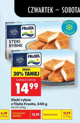 Steki rybne z fileta Frosta promocja w Biedronka