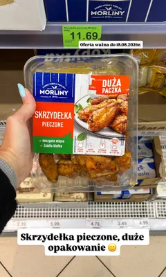 Skrzydełka pieczone Morliny promocja w Dino