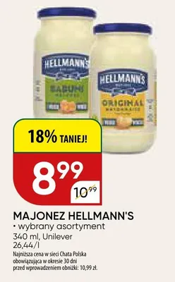 Majonez Hellmann's promocja w Chata Polska