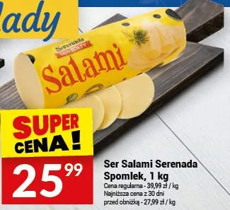 Ser Salami Serenada Spomlek promocja w Twój Market