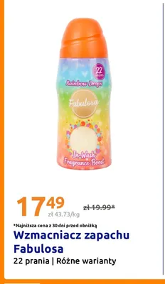 Wzmacniacz zapachu Fabulosa 22 prania promocja w Action