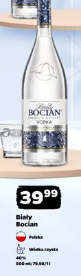 Wódka Biały Bocian promocja w Netto