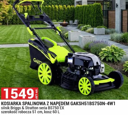 Kosiarka spalinowa z napędem GAKSH51BS750N-4W1 promocja w Merkury Market