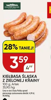 Kiełbasa śląska z Zielonej Krainy promocja w Chata Polska