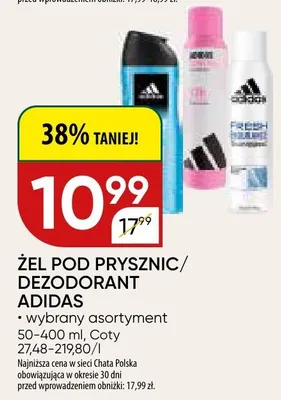 Żel pod prysznic/dezodorant promocja w Chata Polska
