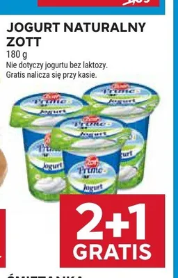 Jogurt naturalny Zott Primo promocja w Stokrotka