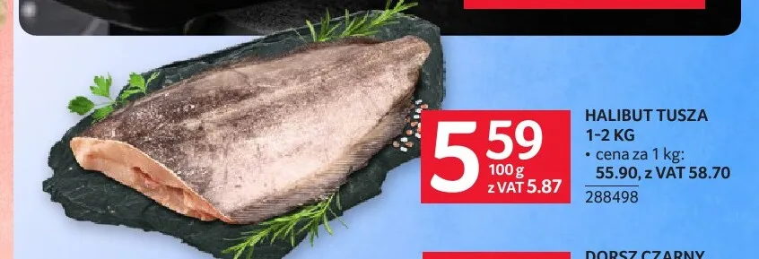 Halibut tusza promocja w Selgros