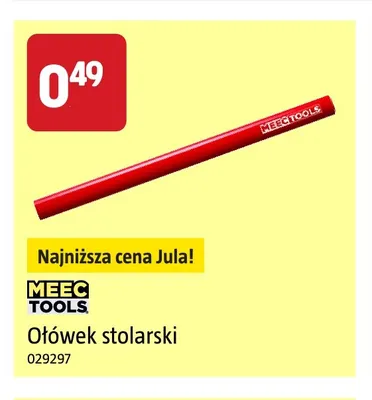 Ołówek stolarski Meec Tools promocja w Jula