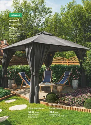 Leżak Virginia promocja w Castorama