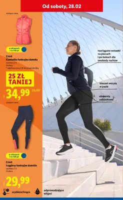 Kamizelka funkcyjna damska promocja w Lidl
