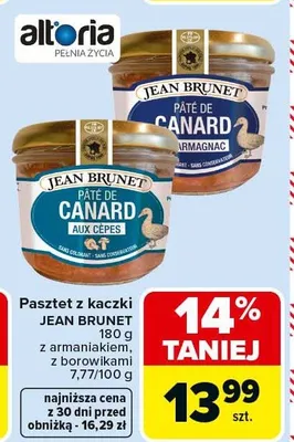 Pasztet z kaczki promocja w Carrefour