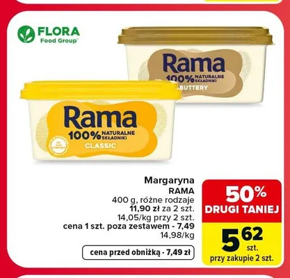 Margaryna Rama Buttery promocja w Carrefour