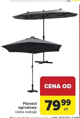 Parasol ogrodowy promocja w Carrefour