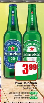 Piwo Heineken Original promocja w Dino