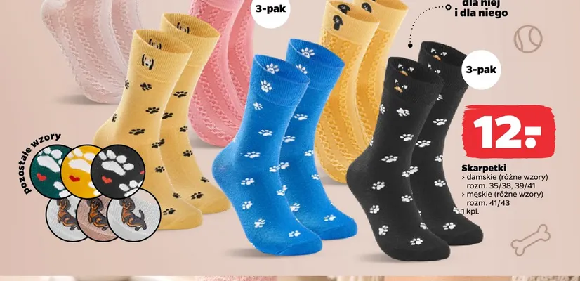 Skarpetki damskie 3-pak promocja w Netto
