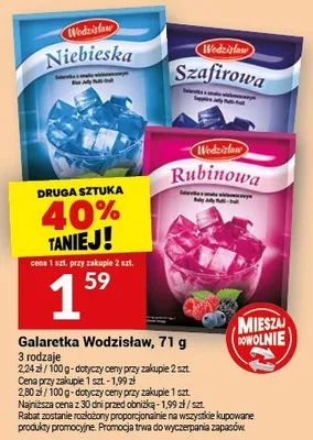 Galaretka 3 rodzaje promocja w Twój Market