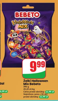 Żelki Halloween Mix Bebeto promocja w Dino