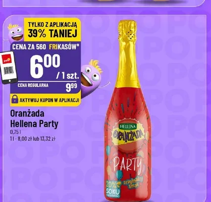 Oranżada Hellena Party promocja w POLOmarket