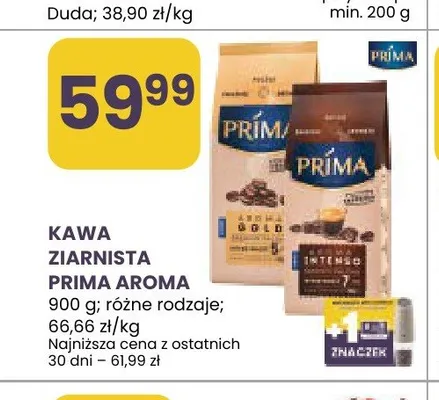 Kawa ziarnista Prima Aroma Gold promocja w Stokrotka
