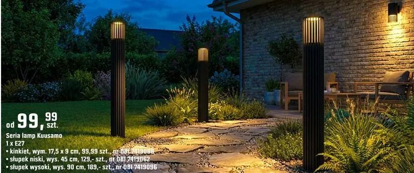 Seria lamp Kuusamo promocja w OBI