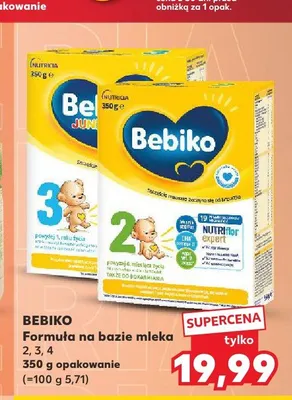 Formuła na bazie mleka Bebiko 2 promocja w Kaufland