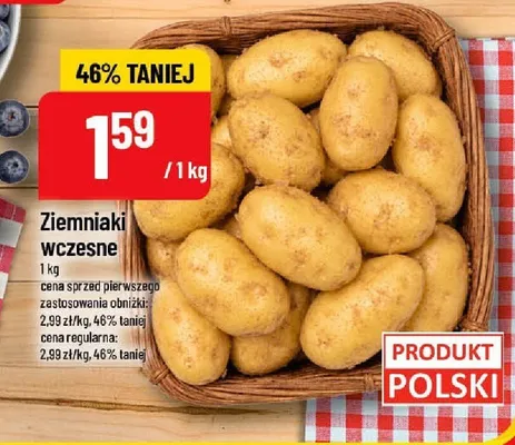 Ziemniaki wczesne polskie promocja w POLOmarket