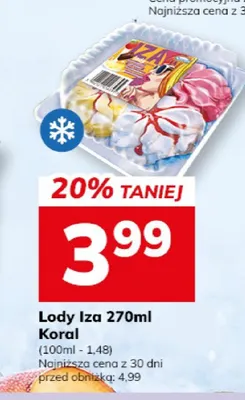 Lody Iza Koral promocja w Hitpol